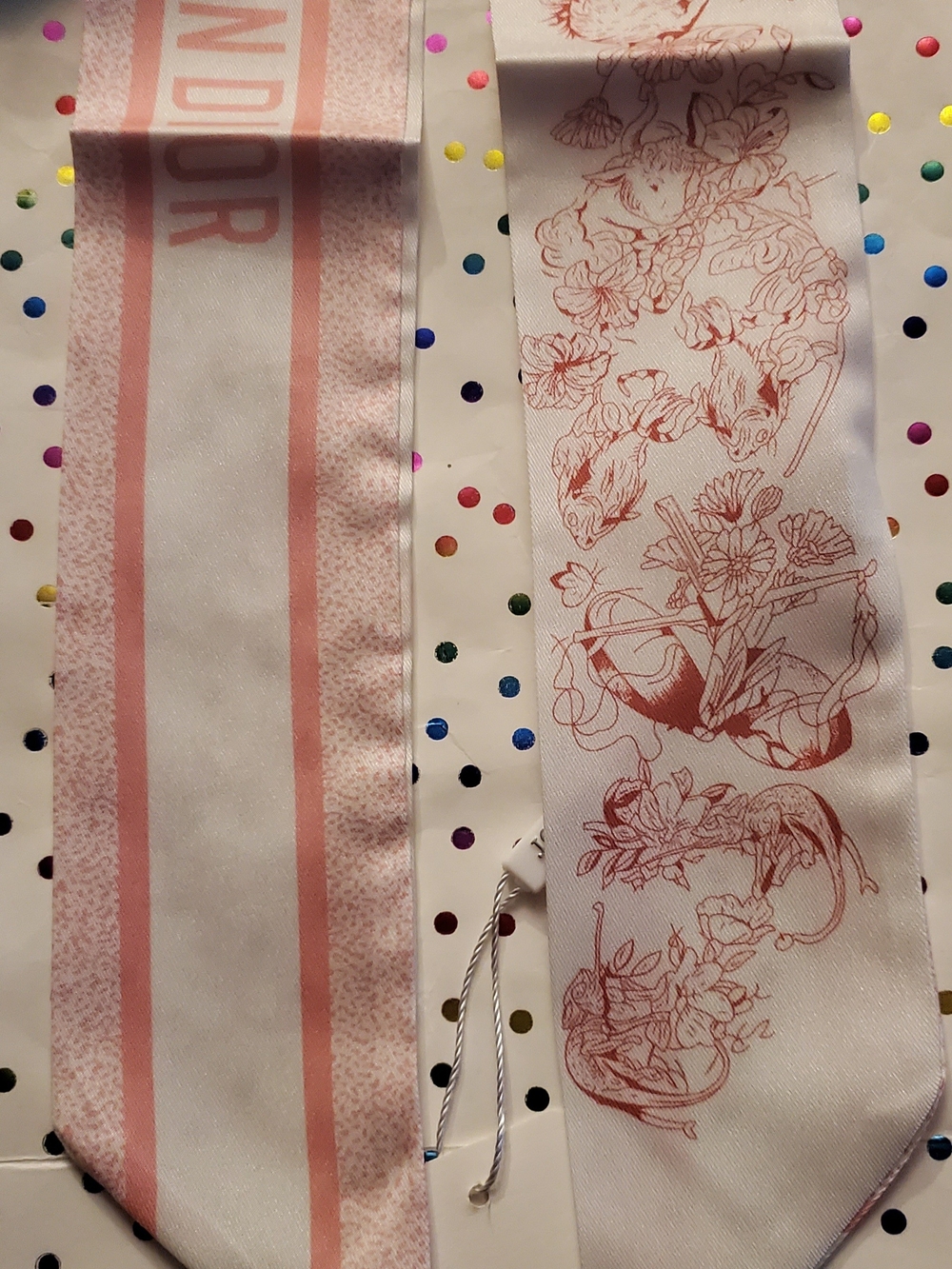 Silk Bag Twilly, Scarf, Hairtie